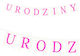 Birthday Banner Pink 1 Set