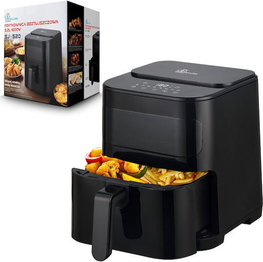 Extralink Heißluftfritteuse mit Wi-Fi 5,2 l Schwarz