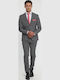 Men's Suit with Slim Fit Grey