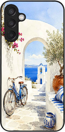Sonique Greek Island Muse Series Handyhülle Samsung Galaxie M15 5G Durchgang im Ägäis