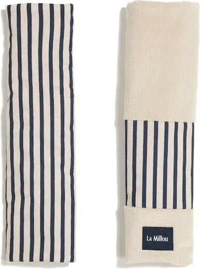 La Millou Beige Jersey Auto-Sicherheitsgurt-Pad