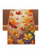 Ράνερ Λινό Table Orange 33x183εκ.