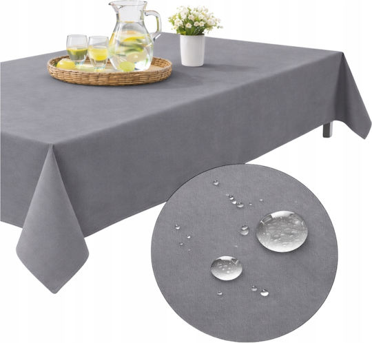 Now Art Τραπεζομάντηλο Αλέκιαστο Dark Gray 155x180εκ.