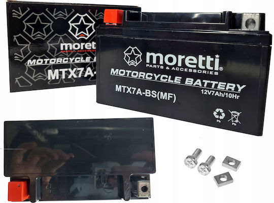 Baterie Agm Gel Moretti Mtx7a-bs Ytx7a-bs