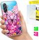 Калъф За Samsung Galaxy A36 A56 Снимка Задна Корица Пеперуда Стъкло 9h