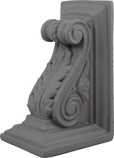 Ceramic Book End Holder 10.5x16.5 cm Grey
