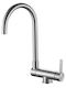 Laveo U-Shaped Kitchen Counter Faucet with Grey Shower