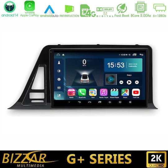 Bizzar Car Audio System for Toyota C-HR (Bluetooth/USB/WiFi/GPS/Apple CarPlay/Android Auto) with 9" Touch Screen