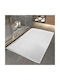 To megalo pazari Rectangular Summer Cotton White Rug 50x70cm