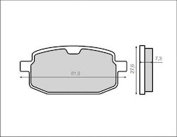 Brenta Brake Pads Kh169 Organic