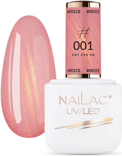 NaiLac Gel Nail Polish #001 Cat Eye 7ml