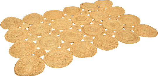Pakketo Handmade Summer Jute Rug 120x180cm Natural Shade