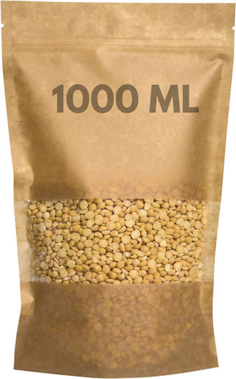 Doypack Еко Хартиена Торбичка Малък Прозорец 180x90x290мм 1000мл 25 Броя