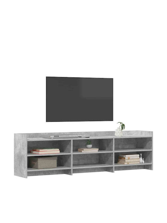 TV Stand Concrete Grey L168xW33xH47cm