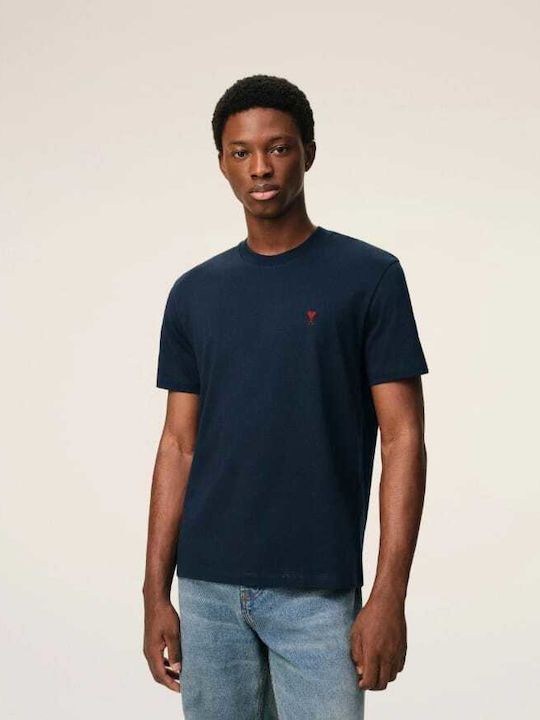 Ami Alexandre Mattiussi Tricou Albastru Marin