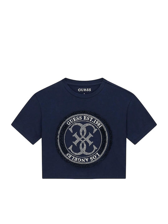 Guess Kids T-shirt Navy Blue Midi