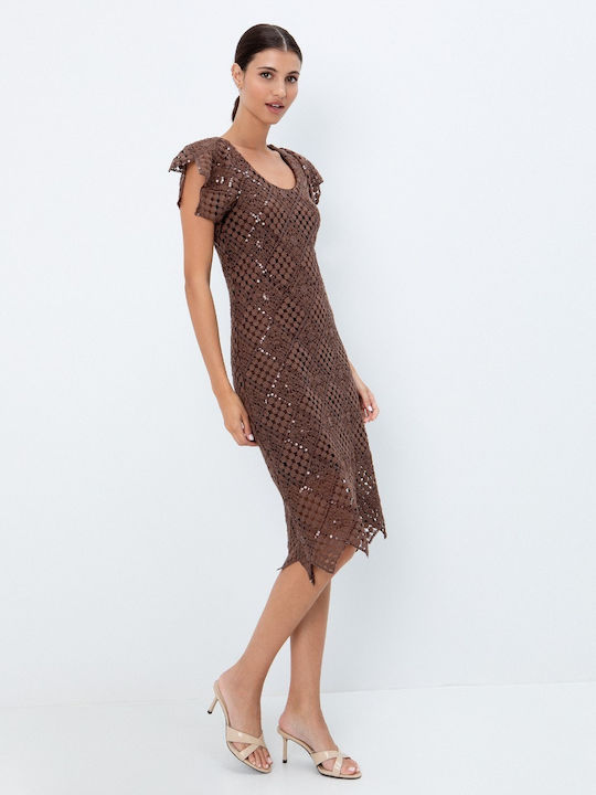Summer Midi Evening Dress Pagiéta