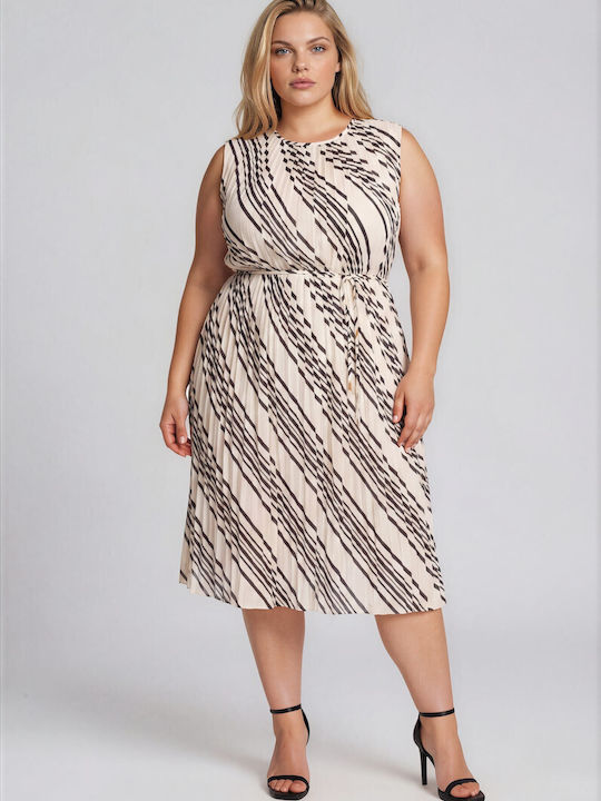 Summer Midi Dress for Wedding / Christening Ecru