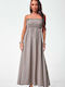 Summer Maxi Dress Beige Dark