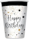 Happy Birthday Ποτήρι για Party 8τμχ