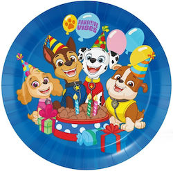 Paw Patrol 23cm Πιάτο για Party 8τμχ
