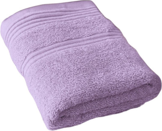 To megalo pazari Hand Towel 30x50cm Lilac Weight 500gsm