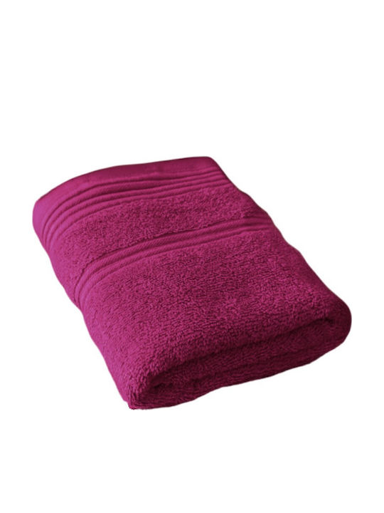To megalo pazari Face Towel 50x90cm Dark Fuchsia Weight 500gsm
