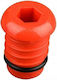 Pex 16mm Pressure Test Plug Red