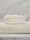 To megalo pazari Set Bath Towels 2 Pieces Ecru Weight 450gr/m²