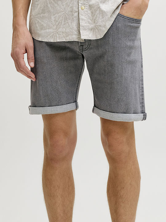 Jack & Jones Herren Shorts Denim Grau