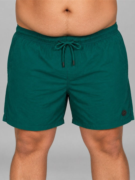Double Herren-Bademode Kurze Hosen Grün