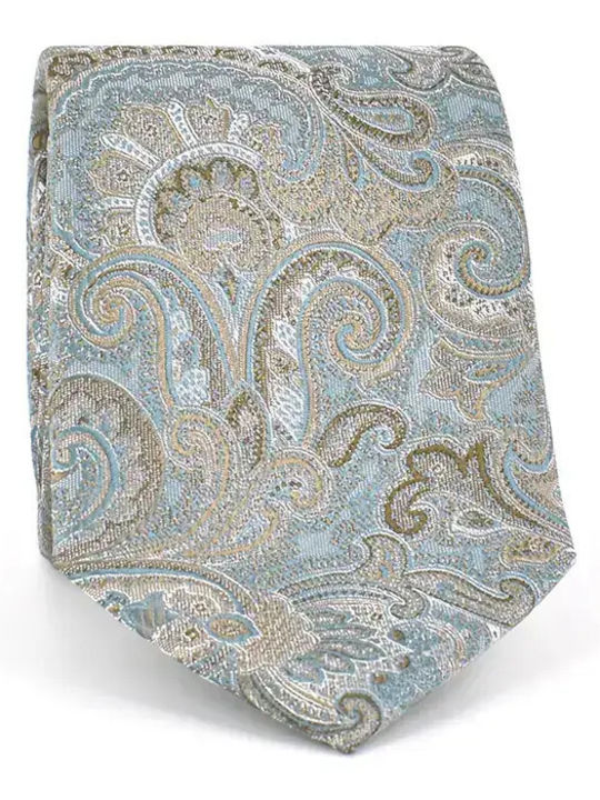 Stefano Mario Men's Green Tie