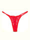 Damen-Slip Mit Spitze Rote