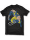 Men's Black T-shirt Design Logan Dp7966