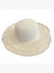 Linda Women's Wicker Hat White