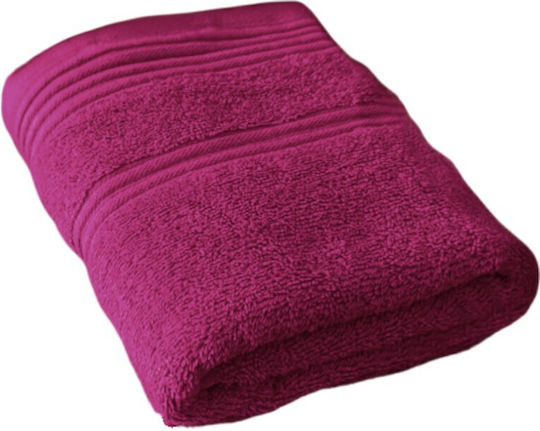 To megalo pazari Body Towel 70x140cm Dark Fuchsia Weight 500gsm