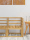 Outdoor Corner Wooden Sofa 63x63x73cm