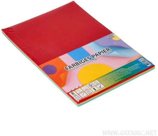 Gataric Χαρτί Εκτύπωσης A4 80gr/m² 100 φύλλα Πολύχρωμο