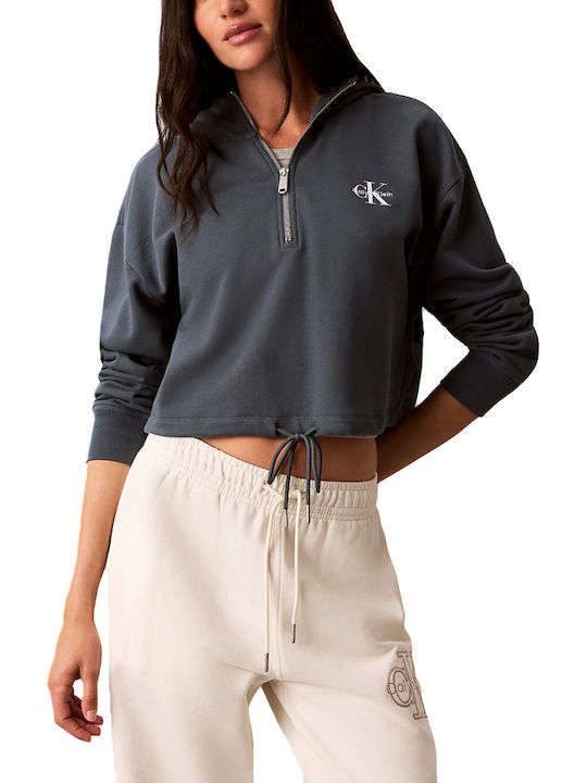 Calvin Klein Ζακέτα Μπλε με Κουκούλα