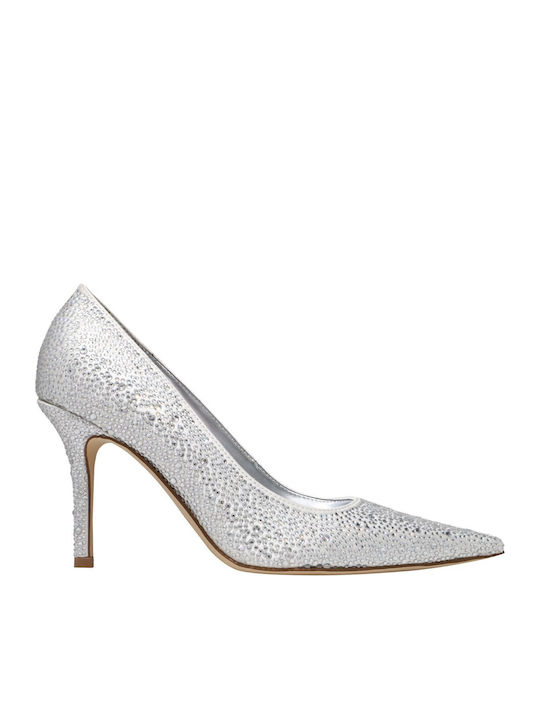 Glamorh2 Glamorh2 14-140 Women's Heels with High Heel White