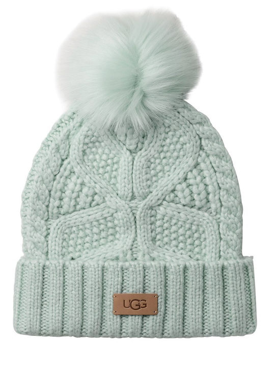 Beanie Γυναικείος Σκούφος Πλεκτός σε Γαλάζιο χρώμα