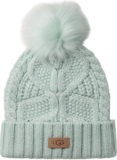 Women's Knitted Beanie Light Blue Colour