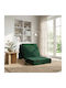 Armchair Bed Dark Green 75x67x45cm