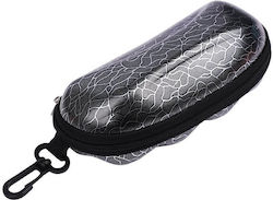 Black Glasses Case Zipper Pouch Carabiner Etc-96