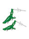 Silver Earrings Earrings Girls Crocodile 925 Silver Trusky
