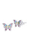 Silver Earrings Butterfly Earrings 925 Silver
