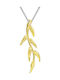 Silver Chain Necklace Golden Twigs Silver S925