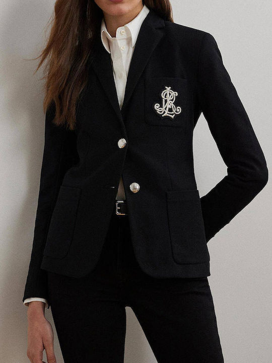 Ralph Lauren Damen Blazer Schwarz