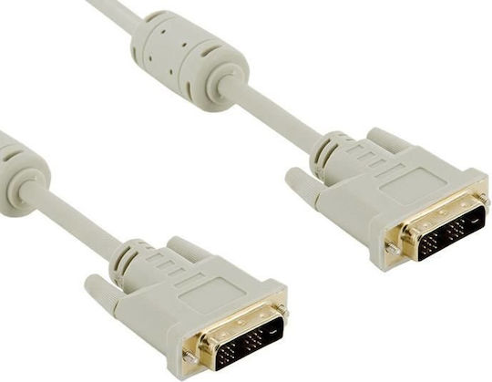 Cable DVI-D Male - DVI-D Male 1.8m White S7497879