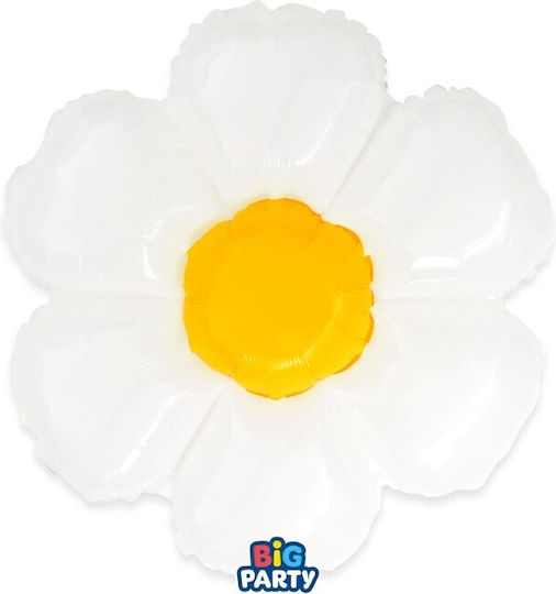 Foil Balloon Daisy White 97 X 100 Cm Flower